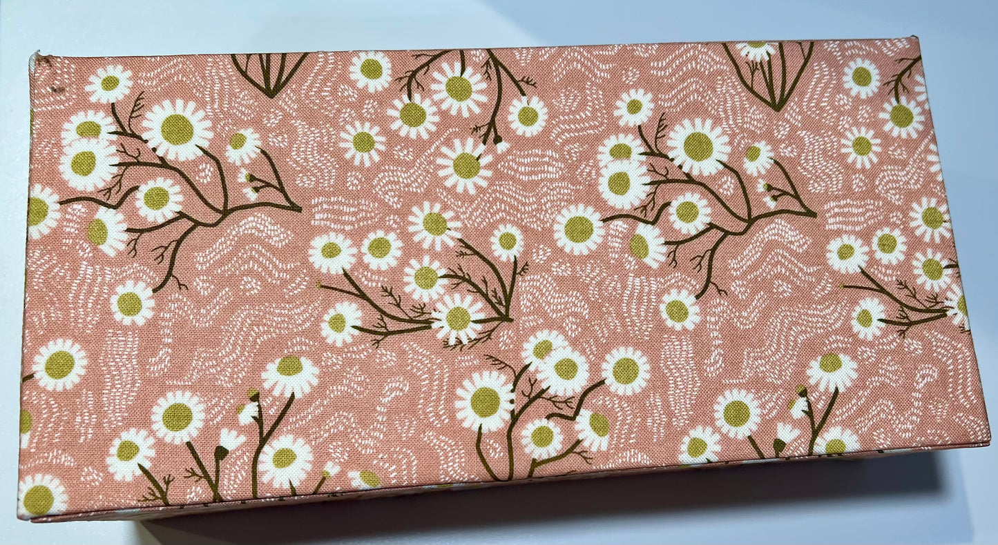 Desk Organizer - Peach Floral