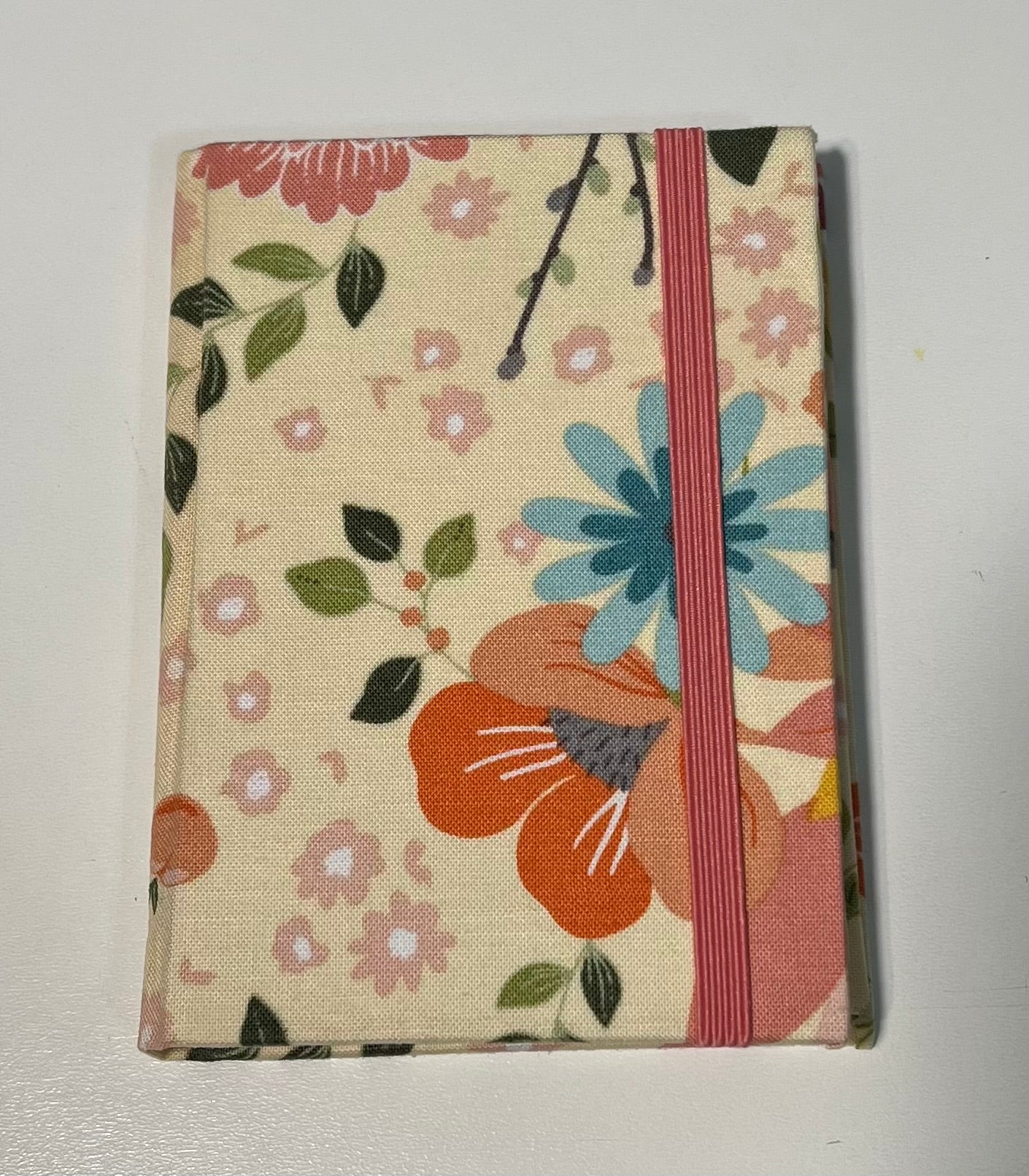 Small Covered Notepad - Yellow and Orange Spring Floral