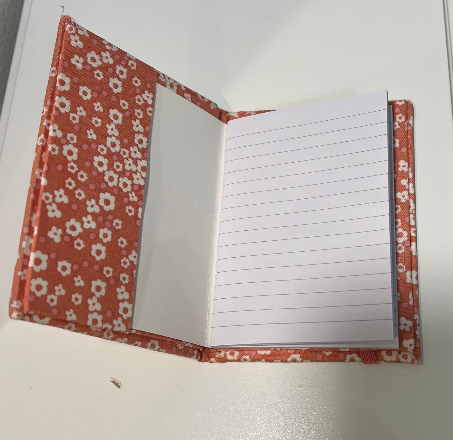 Small Covered Notepad - Pink/White Small Floral